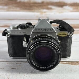 Pentax ME Super 35mm SLR + 50mm f/2 Lens – Tested Used